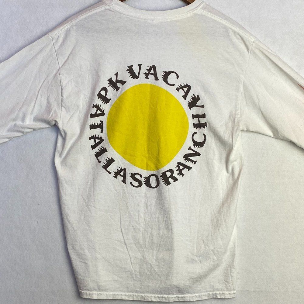 Gildan Church Kids Graphic Shirt Long Sleeve Crewneck White Yellow Size Medium - Picture 2 of 8